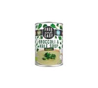 Free and Easy Organic Broccoli and Kale Soup, 400 g, Pack of 6