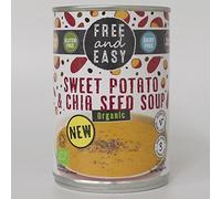 Free & Easy Free & Easy Organic Sweet Potato & Chia Seed Soup 400g-6 Pack
