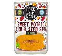 Free & Easy Free from Dairy Free Organic Sweet Potato & Chia Seed Soup 400g