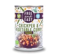 Free & Easy Organic Chick Pea and Vegetable Curry, 400g
