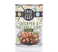 Free & Easy Organic Chick Pea & Vegetable Curry 400g