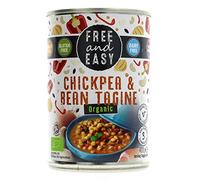 Free & Easy - Organic Chickpea & Bean Tagine Ready Meal - 400g (Case of 6)
