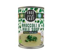 Free & Easy Organic Low-Salt Broccoli & Kale Soup 400g-6 Pack