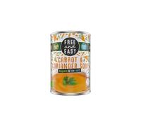 Free & Easy - Organic Low Salt Carrot & Coriander Soup, 6 x 400g