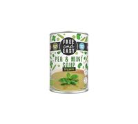 Free & Easy Organic Pea and Mint Soup 400g-6 Pack