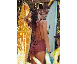 free-est Ivy One-Piece Surf Suit at Free People in Sienna, Size: Small - female
