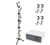 Free Fall Experiment Apparatus, Free Fall Motion Physics Teaching Instrument with 4 Photogate & Digital Timer, Scientific Experiments Intuitive Demonstration for Lab Education
