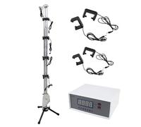 Free Fall Experiment Apparatus with Digital Timer and Photogates for Physics Teaching and Lab Acceleration Measurement