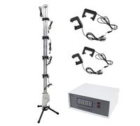 Free Fall Experimental Apparatus, Physics Teaching Demonstration Instrument with 4 Photogate & Digital Timer, Free Fall Motion Scientific Experiments, Acceleration Measuring Device for Lab