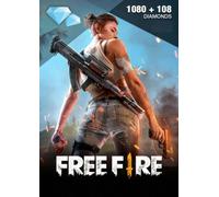 Free Fire 1080 + 108 Diamonds