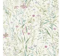 Free Flower Pink Wallpaper - Floral Botanical Naturistic Stylish Trendy - Textured Paste The Wall Vinyl