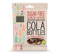 Cola Bottles - Sugar, Gelatine & Gluten Free Jellies Sweets 100g (Pack of 1)