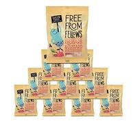 Free From Fellows - Rhubarb & Custard (10 x 70g), Sugar Free Sweets, Gluten Free, Vegan, Vegetarian, Halal, Kosher, All Natural Colours & Flavours, GMO Free, No Preservatives, No Nuts, No Soy
