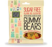 Free From Fellows Vegan Sugar Free Gummy Bear Sweets - 100g