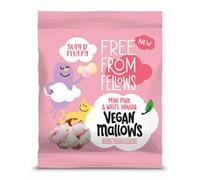 Free From Fellows Mini Pink & White Vanilla Mallows 105g