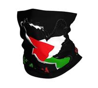 Free Gaza Free Palestine (3) Seamless Neck Gaiter Shield Scarf Bandana Head Wrap Face Cover Scarf Mask UV Protection Headwear for Motorcycle Cycling Riding Running Headbands