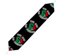 Free Gaza Free Palestine Plush Table Runner Boho Country Farmhouse Kitchen Dining Table Decoration 229*33cm