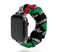 Free Gaza Free Palestine Scrunchie Watch Band Strap Wristbands Compatible with IWatch 38mm/40mm