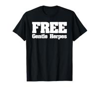 Free Gentle Wordplay Retro Funny Dumb Humor T-Shirt