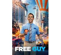 Free Guy Ryan Reynolds Movie Poster Art Print Wall Art Gift Multiple Sizes 07 (A3-29.7cm x 42cm)