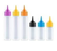 Free Hand Writer Bottles - 6 Squeeze Applicator Bottles: 3 of Each (1 oz. and 2 oz.) - Cookie Decorating Supplies, Cookie Cutters