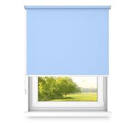 Free-hanging roller blind, wall or ceiling mounting, large size, fi 32, steel mount, semi-blackout, Blue Sky color, 1500x1800mm