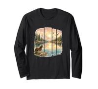 Free Horse and Eagle Long Sleeve T-Shirt