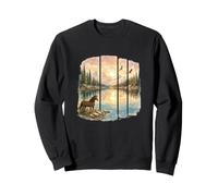 Free Horse and Eagle Sweatshirt
