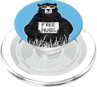 Free Hugs from Hipster Bear PopSockets PopGrip for MagSafe