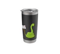 Free hugs! Funny boa Constrictor Python Reptile Snake Pun Stainless Steel Insulated Tumbler