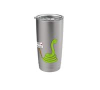Free hugs! Funny boa Constrictor Python Reptile Snake Pun Stainless Steel Insulated Tumbler