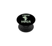 Free Hugs Funny Zombie Teddy Bear Little Bear Halloween PopSockets Adhesive PopGrip