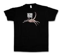 Free Hugs Hugger Facehugger Prometheus Ripley Yutani Saga Weyland Fun Alien Unisex T-Shirt XL Black