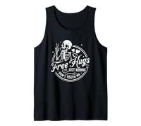 Free Hugs Just Kidding Don't Touch Me Skeleton Tank Top