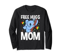 Free Hugs Mom - Funny Womens Koala Lover Mom Long Sleeve T-Shirt