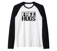 Free Hugs Raglan Baseball Tee