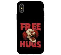 Free Hugs - Spooky Evil Scary Horror Clown Halloween Case for iPhone X/XS
