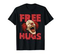 Free Hugs - Spooky Evil Scary Horror Clown Halloween T-Shirt