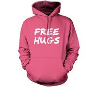Free Hugs Unisex Hoodie - Pink Large