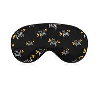 Free in My Faith Pigeon Sleeping Blindfold Mask Cute Eye Shade Cover with Adjustable Strap for Women Men Night