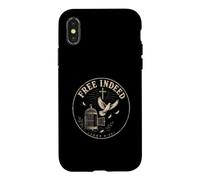 Free Indeed John 8:36 Dove Open Cage Christian Freedom Case for iPhone X/XS