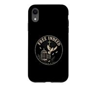 Free Indeed John 8:36 Dove Open Cage Christian Freedom Case for iPhone XR