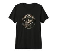 Free Indeed John 8:36 Dove Open Cage Christian Freedom Premium T-Shirt