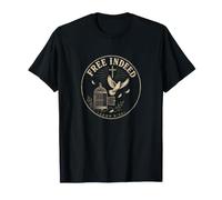 Free Indeed John 8:36 Dove Open Cage Christian Freedom T-Shirt