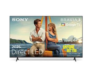 [Free Install] Sony 75"BRAVIA 3 Direct LED 4K HDR Smart GOOGLE TV-K75S35BP(Playstation Remote Play,Google Cast,Dolby Vision/Atmos)