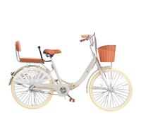 Free Installation Adult Folding Bicycle Male and Female Student Bicycle 24 Inch 26 Inch Non-Inflatable Lightweight Commuting Bicycle F,24
