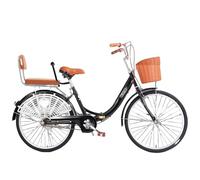 Free Installation Adult Folding Bicycle Male and Female Student Bicycle 24 Inch 26 Inch Non-Inflatable Lightweight Commuting Bicycle D,26
