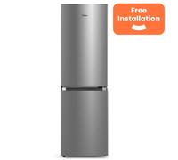 [Free Installation] Midea MDRB379FGD02 60cm Wide 180cm Tall 60/40 No Frost Fridge Freezer, Silver, D Rated