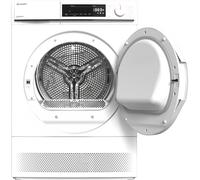[Free Installation] SHARP KD-NCB8S7PW91-EN 8kg Condenser Tumble Dryer - White - B Rated