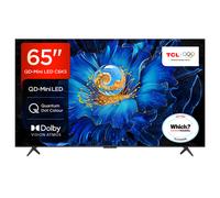 [Free Installation] TCL 65C6KS 65” QD-Mini LED TV, 4K HDR Premium, Smart TV Powered by Google TV (Dolby Vision & Atmos, Onkyo 2.1 Sound System, Game Master, Hands-Free Voice Control, compatible with G